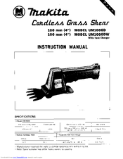 Makita UM1000D Instruction Manual