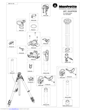 Manfrotto ART. 055XPROB Parts List