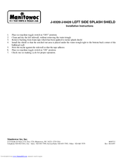 Manitowoc PRO MIXER NOX101 Installation Instructions