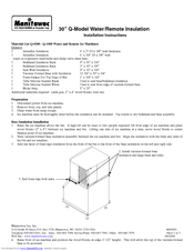 Manitowoc Q-0280 Installation Instructions