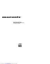 Marantz DR4160 User Manual