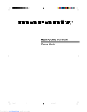 Marantz PD4292D User Manual