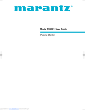 Marantz PD-6001 User Manual