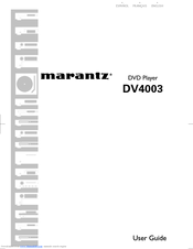 Marantz DV4003 User Manual