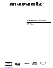 Marantz DV3001e User Manual