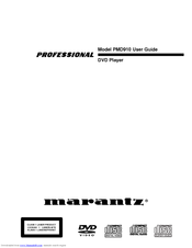 Marantz PMD910 User Manual