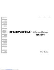 Marantz Slim-line NR1501 User Manual