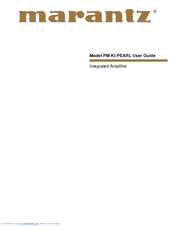 Marantz 541110236030M Guide Utilisateur