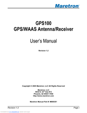 Maretron GPS100 User Manual