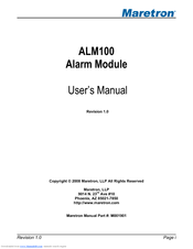 Maretron Alarm Module ALM100 User Manual