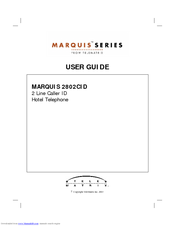 Telematrix 2802CID User Manual