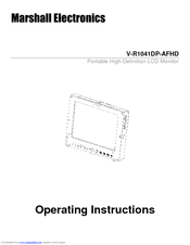 Marshall Amplification V-R1041DP-AFHD Operating Instructions Manual