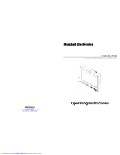 Marshall Electronics V-R901DP-AFHD Operating Instructions Manual