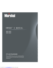 Marshal ME-4220 Owner's Manual