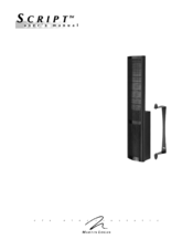 MartinLogan SCRIPT i User Manual