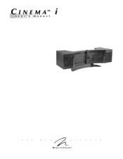 MartinLogan i User Manual