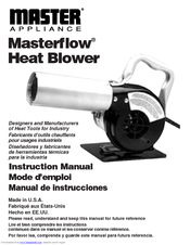 Master Appliance Heat Blower Instruction Manual