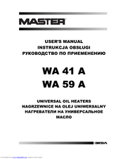 Master WA 41 A User Manual
