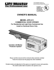 Chamberlain ATS 211 Owner's Manual