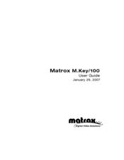 Matrox M.Key/100 User Manual