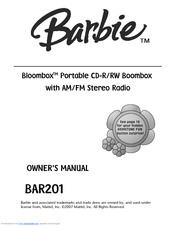 Barbie Barbie Bloombox BAR201 Owner's Manual