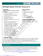 Maxim DS21Q55 User Manual
