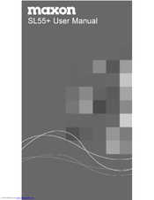 Maxon UM-SL55 User Manual