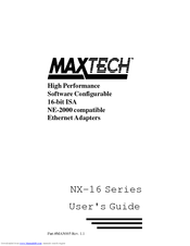 MaxTech NX-16 Series User Manual