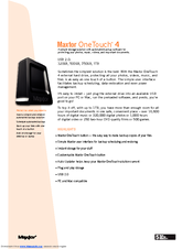 Maxtor OneTouch STM303203OTA3E1-RK Datasheet