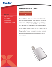Maxtor Pocket Drive Brochure
