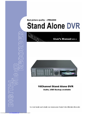 Maxtor 16Channel Stand Alone DVR User Manual