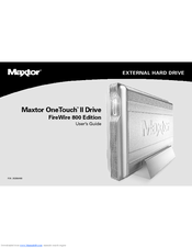 Maxtor OneTouch II User Manual