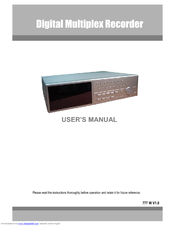 Maxtor Digital Multiplex Recorder User Manual