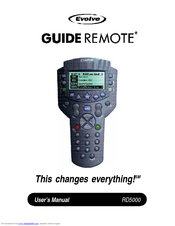 Evolve Communications GUIDE Remote RD5000 User Manual