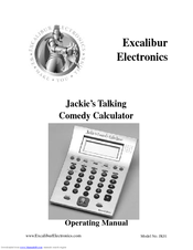 Excalibur JK01 Operating Manual
