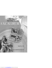 Excalibur Pet Master 464 Operating Manual