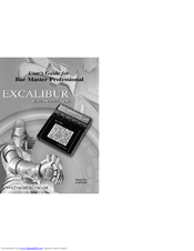 Excalibur Bar Master Professional 414PE-BK User Manual
