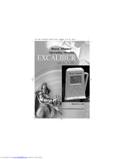 Excalibur Brew Master 463 Operating Manual