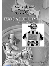 Excalibur Fox Sports Sports Master FX200 User Manual