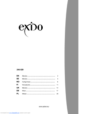 Exido 246-029 Instruction Manual
