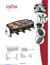 Exido Raclette-grill 243-045 Specifications