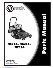 Exmark FR724 Parts Manual