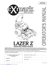 Exmark Lawn Tractor Operator's Manual
