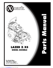 Exmark Lazer XS 4500-380 Parts Manual