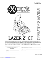 Exmark Lazer ZCT Operator's Manual
