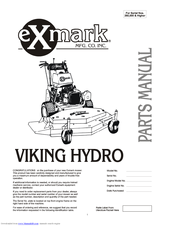 Exmark Self Propelled Mower Parts Manual