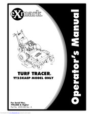 Exmark TURF TRACER TT23KAEP Operator's Manual