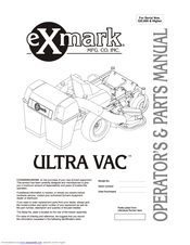 Exmark Ultra VAC LZUV72 Parts Manual