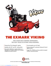 Exmark Viking Hydro VH15KA362 Brochure & Specs