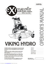 Exmark Viking Hydro VH4815KA Operator's Manual